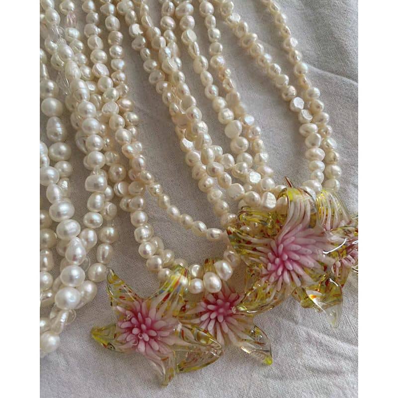 Pearl Starfish Necklace