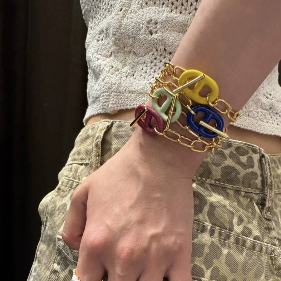 enamel mariner bracelets