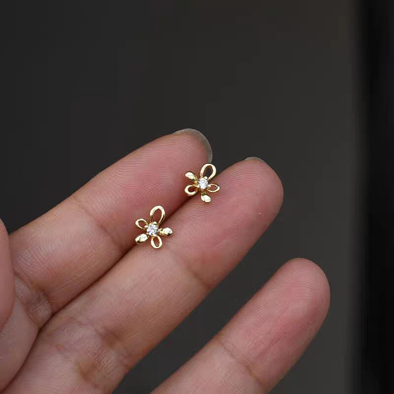 Dainty flower studs