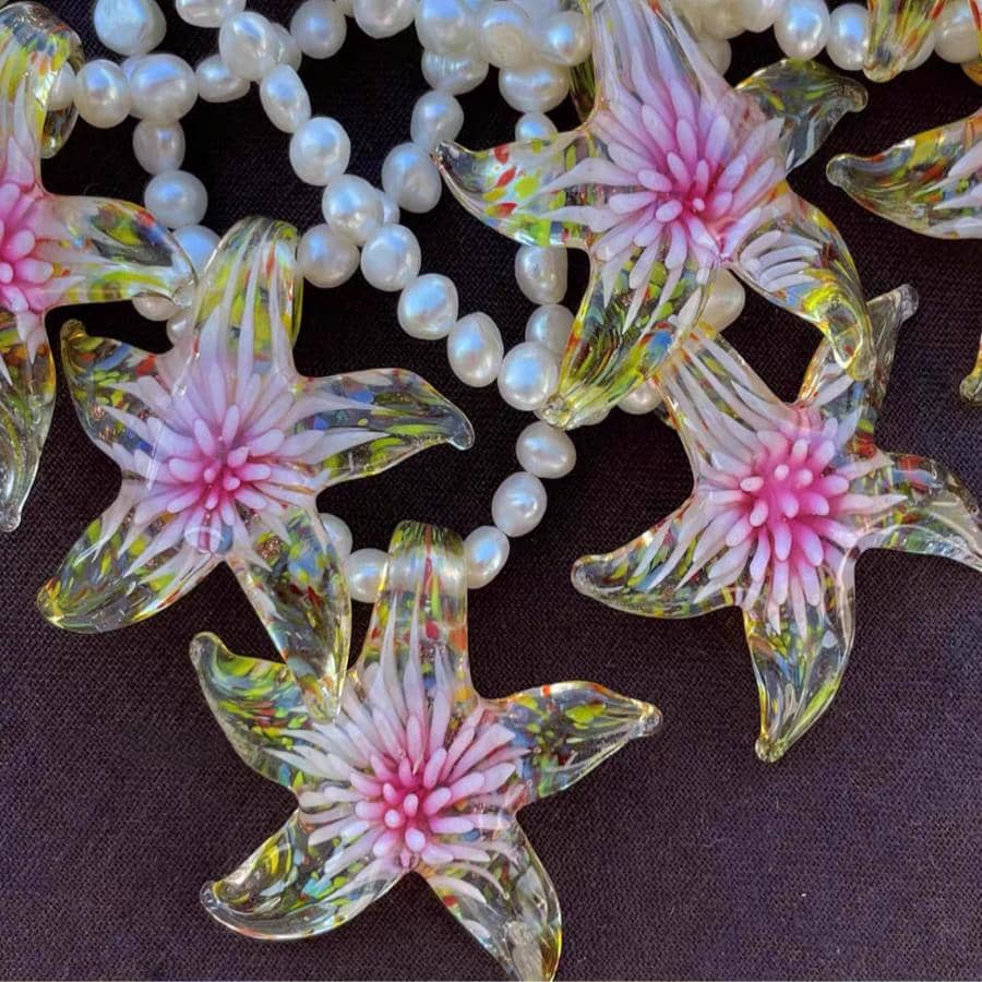 Pearl Starfish Necklace