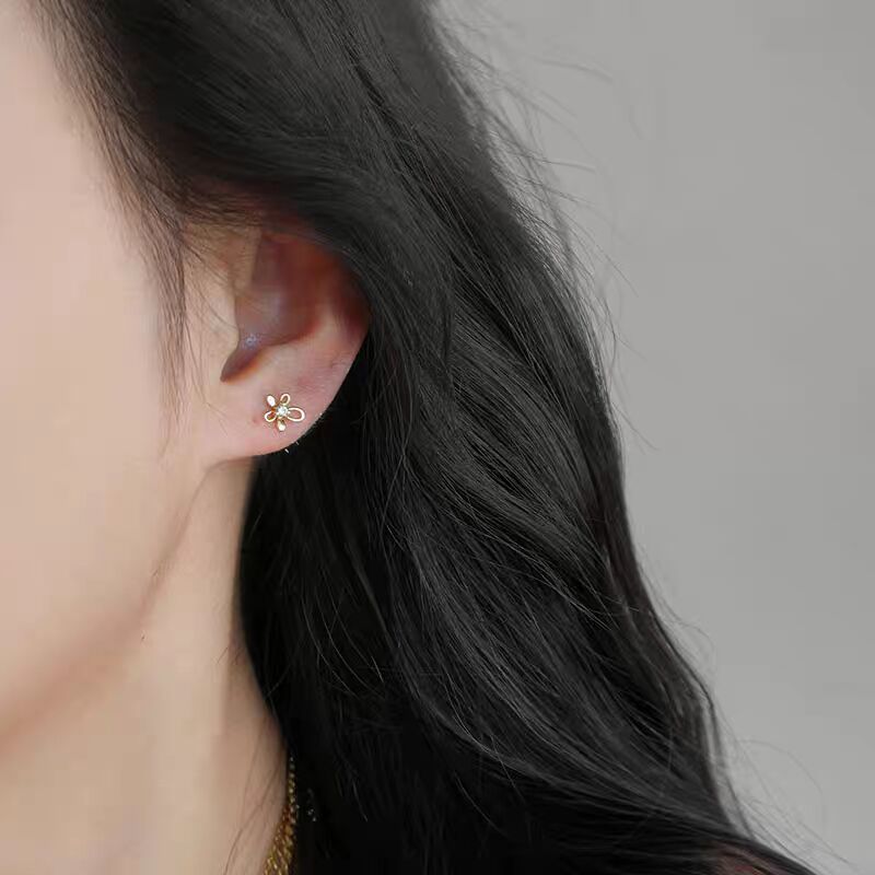 Dainty flower studs