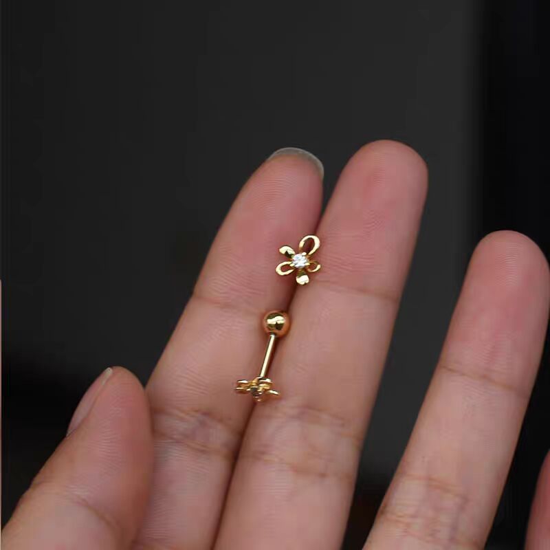 Dainty flower studs