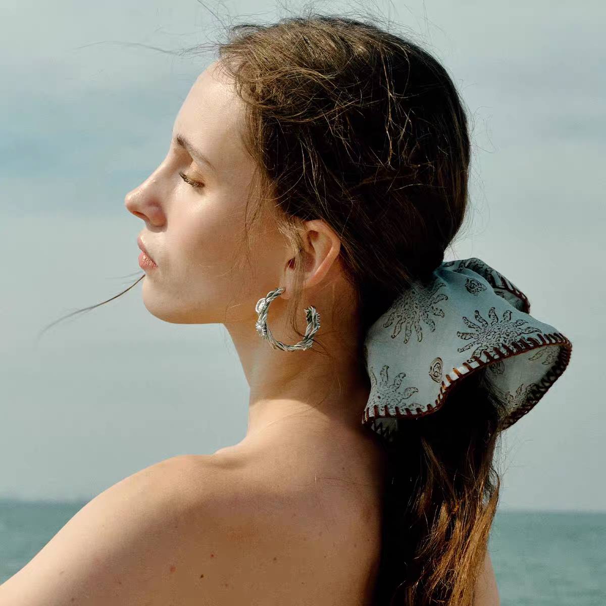 Oversized Beach Vibe Scrunchie