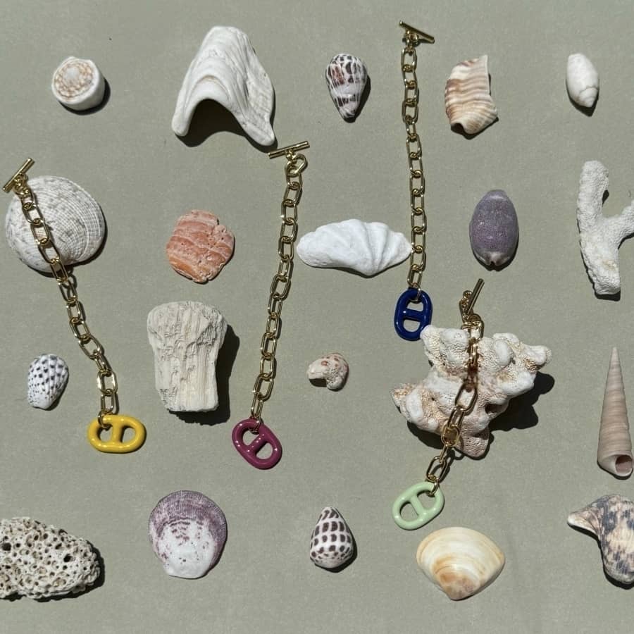 enamel mariner bracelets