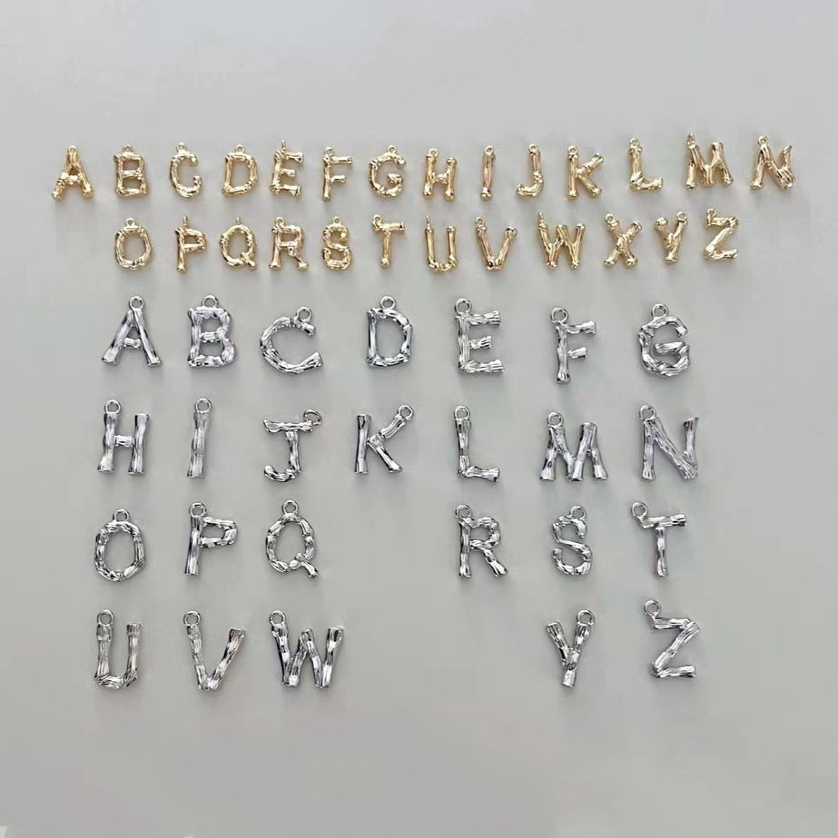 Silver & Gold Initials Necklace