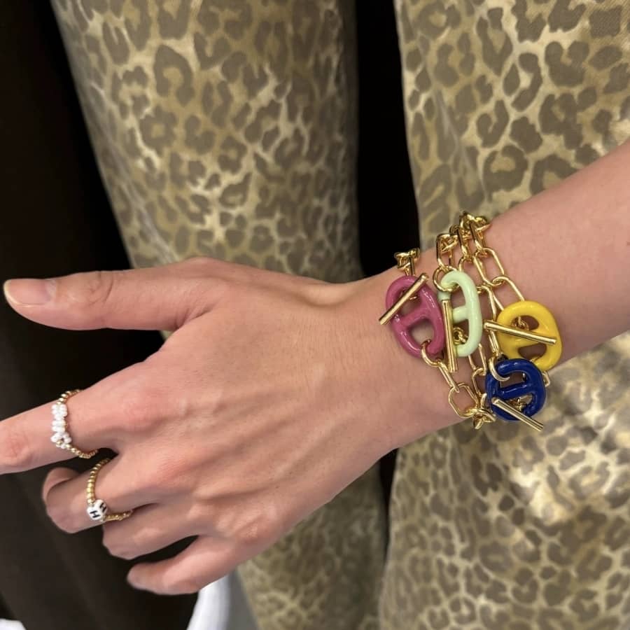 enamel mariner bracelets