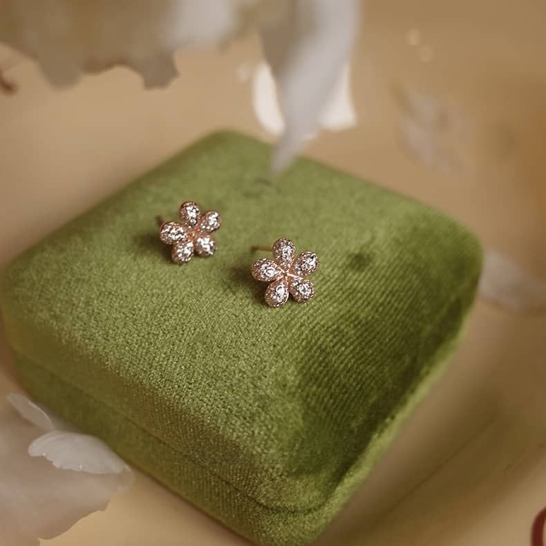 Bubble flower Studs