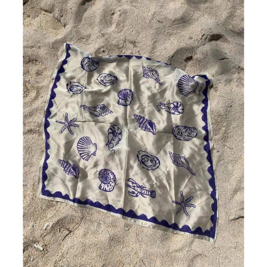 Ocean silk scarf